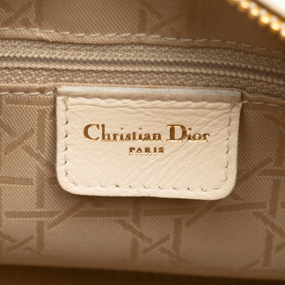 DIORMedium Lambskin Cannage Lady  Satchel - Picture 6 of 11